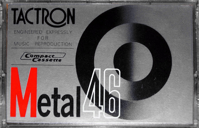 Compact Cassette Tactron 46 Type IV Metal 1980 Japan