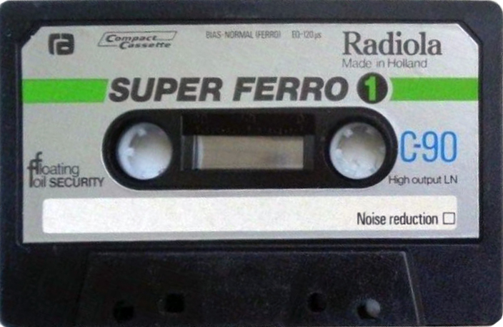 Compact Cassette Radiola Super Ferro 90 Type I Normal 1979 Europe