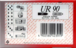Compact Cassette Maxell UR 90 Type I Normal 1996 Europe