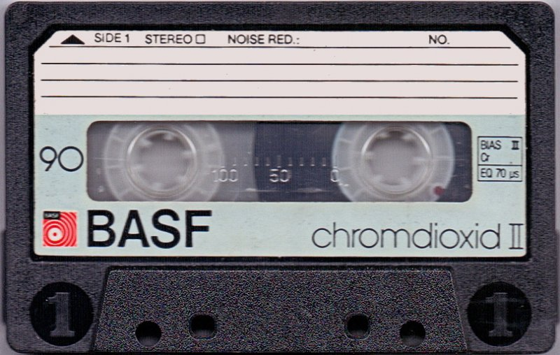 Compact Cassette BASF Chromdioxid II 90 Type II Chrome 1979 Europe