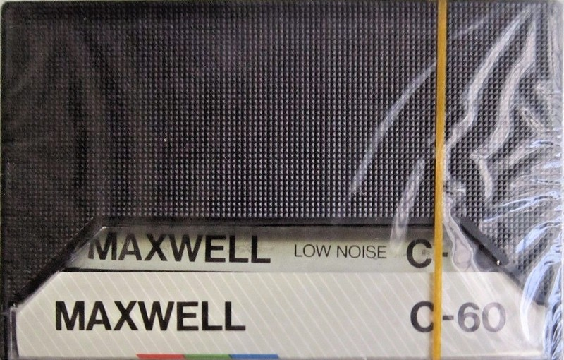 Compact Cassette Maxwell 60 Type I Normal 1976 Hong Kong