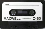Compact Cassette Maxwell 60 Type I Normal 1976 Hong Kong