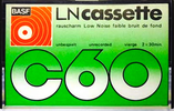 Compact Cassette BASF LN 60 Type I Normal 1975 Europe