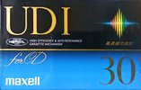 Compact Cassette Maxell UDI / UD1 30 "UD1-30(F)" Type I Normal 1992 Japan