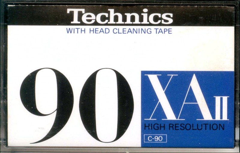 Compact Cassette Technics XA 90 "RT-90XAII" Type II Chrome 1979 Japan