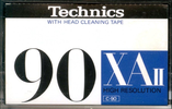Compact Cassette Technics XA 90 "RT-90XAII" Type II Chrome 1979 Japan
