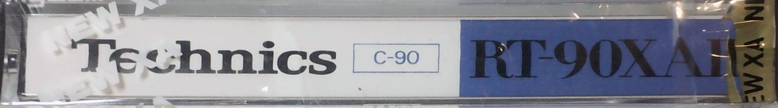 Compact Cassette Technics XA 90 "RT-90XAII" Type II Chrome 1979 Japan