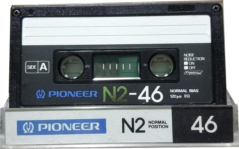 Compact Cassette Pioneer N2 46 Type I Normal 1981 Japan