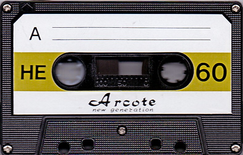 Compact Cassette Arcote 60 "HE" Type I Normal Europe