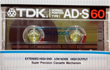Compact Cassette TDK AD-S 60 Type I Normal 1982 Japan