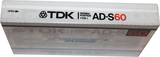 Compact Cassette TDK AD-S 60 Type I Normal 1982 Japan