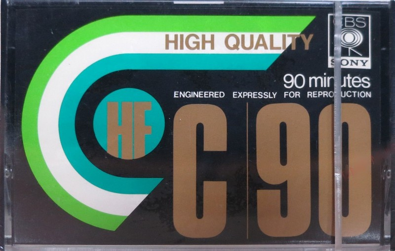 Compact Cassette CBS / Sony HF 90 Type I Normal 1973 Japan