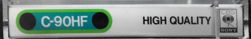 Compact Cassette CBS / Sony HF 90 Type I Normal 1973 Japan