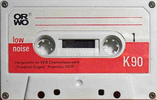 Compact Cassette ORWO 90 Type I Normal 1978 East Germany