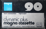 Compact Cassette Magna Dynamic Plus 90 Type I Normal 1978 Europe