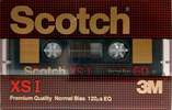 Compact Cassette Scotch XS I 60 Type I Normal 1982 Worldwide