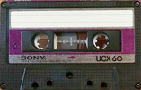 Compact Cassette Sony UCX 60 Type II Chrome 1983 USA