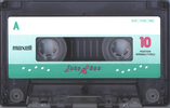 Compact Cassette Maxell Juke Box 10 "JB 10" Type I Normal 1992 Japan