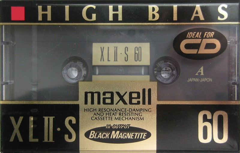 Compact Cassette Maxell XLII-S 60 Type II Chrome 1992 North America