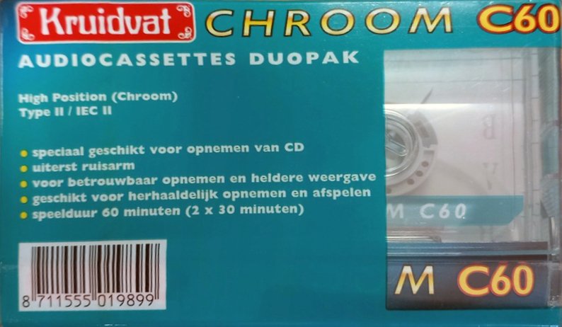 2 pack Kruidvat 60 Type II Chrome Netherlands
