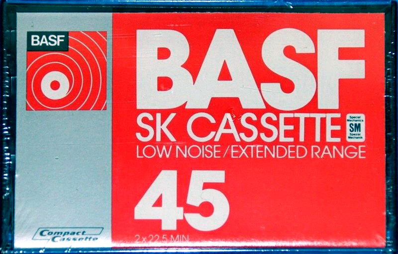 Compact Cassette BASF SK 45 Type I Normal 1973 USA