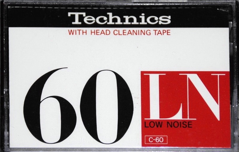 Compact Cassette Technics LN 60 "RT-60LN" Type I Normal 1978 Japan