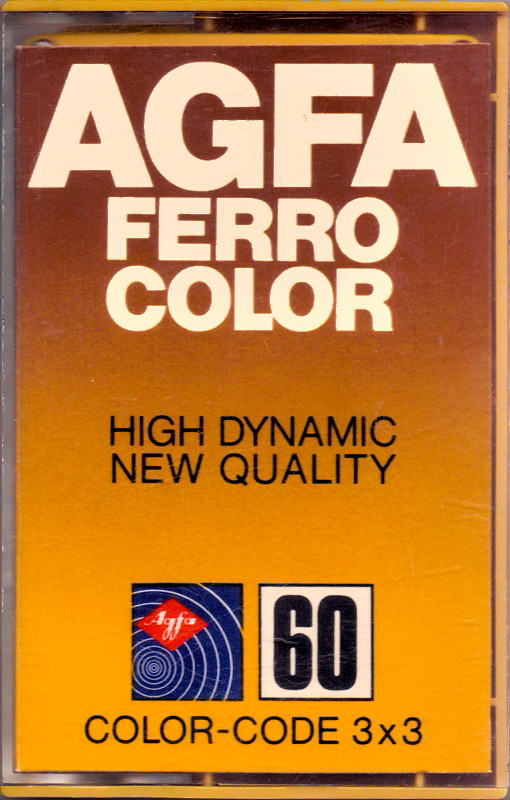 Compact Cassette AGFA Ferrocolor 60 Type I Normal 1978 Europe