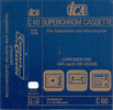 Compact Cassette ICA 60 Type II Chrome Germany