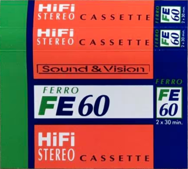 Compact Cassette Sound and Vision FE 60 Type I Normal 1988 Netherlands