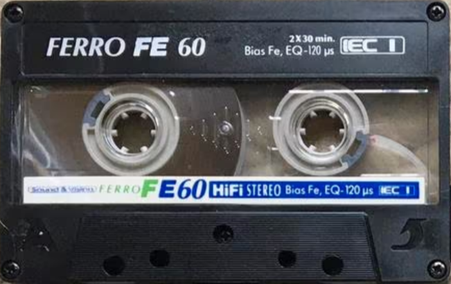 Compact Cassette Sound and Vision FE 60 Type I Normal 1988 Netherlands