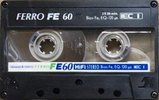 Compact Cassette Sound and Vision FE 60 Type I Normal 1988 Netherlands