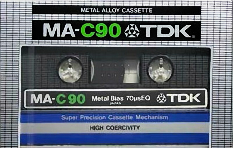 Compact Cassette TDK MA 90 Type IV Metal 1979 Japan