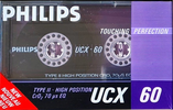 Compact Cassette Philips UCX 60 Type II Chrome 1987 Europe