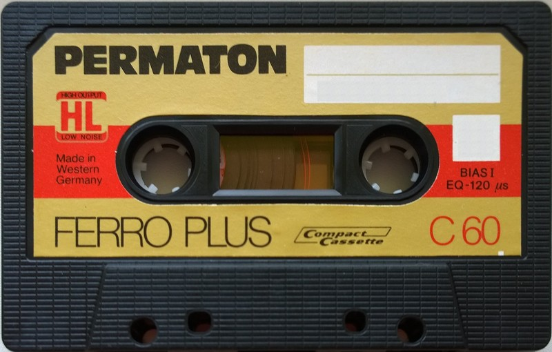 Compact Cassette Permaton 60 Type I Normal 1978 Europe