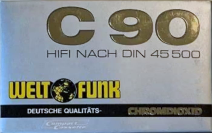 Compact Cassette Weltfunk 90 Type II Chrome 1978 Germany
