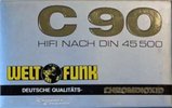 Compact Cassette Weltfunk 90 Type II Chrome 1978 Germany