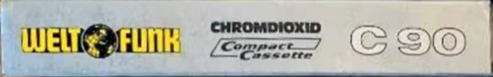 Compact Cassette Weltfunk 90 Type II Chrome 1978 Germany