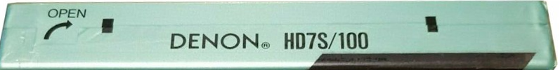 Compact Cassette Denon HD7S 100 Type II Chrome 1990 Europe