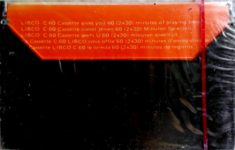 Compact Cassette Libco 60 Type I Normal Hong Kong