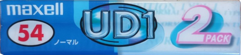 2 pack Maxell UDI / UD1 54 "UD1-54N.2P" Type I Normal 2000 Japan