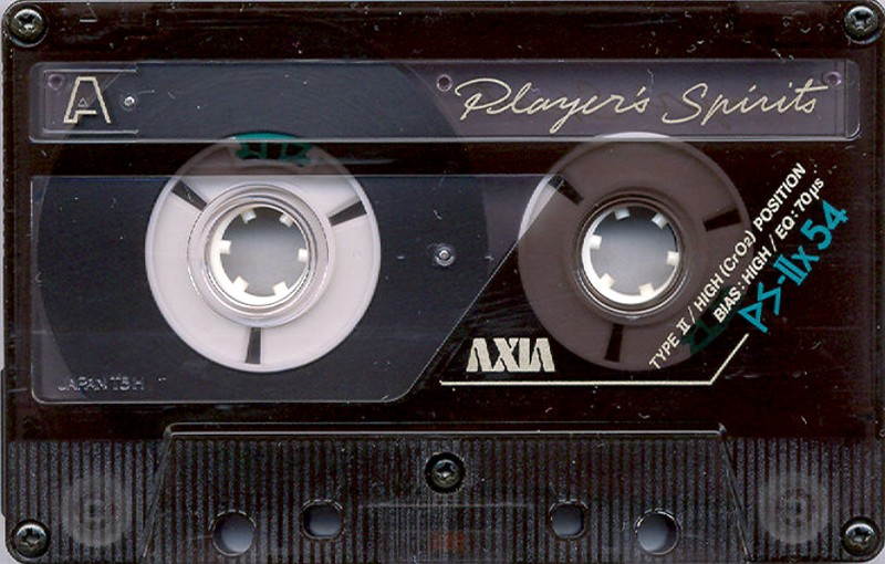 Compact Cassette AXIA PS-IIx 54 Type II Chrome 1987 Japan