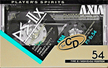 Compact Cassette AXIA PS-IIx 54 Type II Chrome 1987 Japan