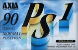 Compact Cassette AXIA PS-I / PS-1 90 "PS1F 90" Type I Normal 1993 Japan