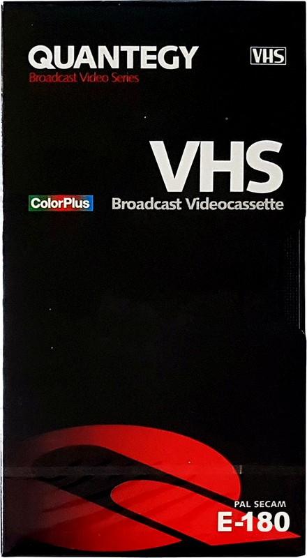 VHS, Video Home System Quantegy 180 Type I Normal UK