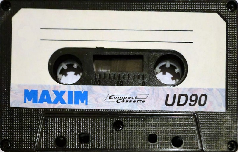 Compact Cassette Maxim UD 90 Type I Normal 1983 Hong Kong