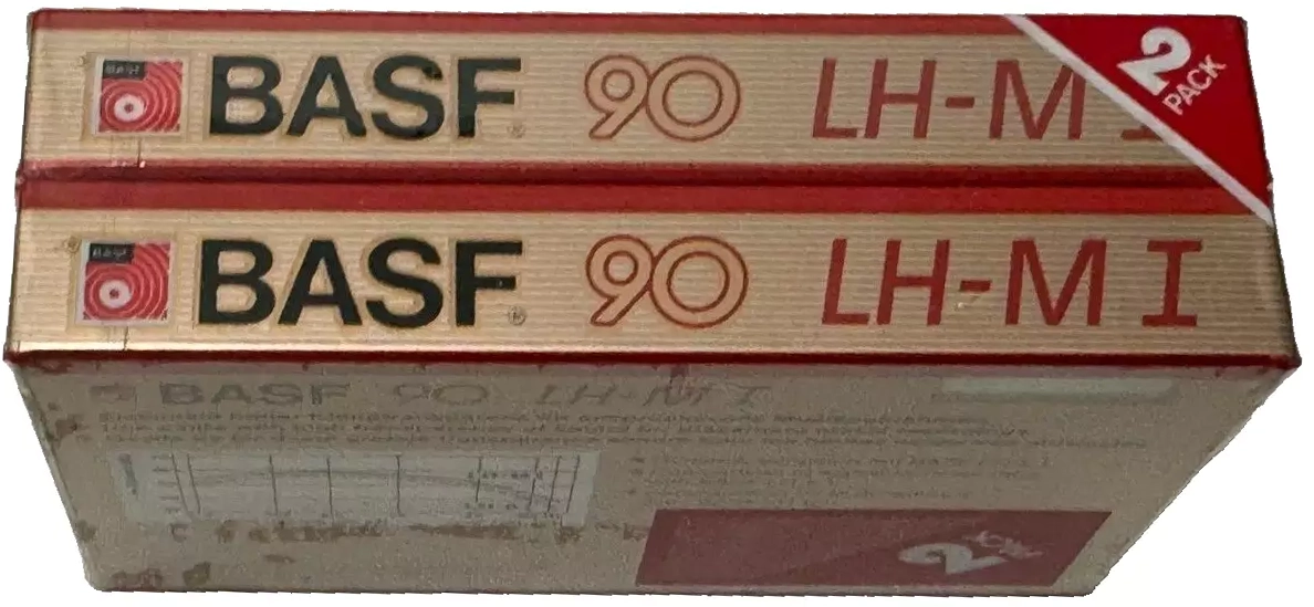 2 pack BASF LH Maxima I 90 Type I Normal 1985 Europe