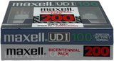 2 pack Maxell UDI / UD1 100 "Bicentennial pack 200" Type I Normal 1985 Europe