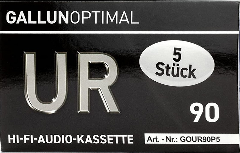 Compact Cassette Gallunoptimal 90 "UR" Type I Normal Germany