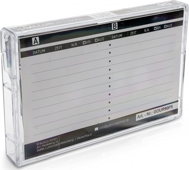Compact Cassette Gallunoptimal 90 "UR" Type I Normal Germany