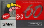 Compact Cassette Smat SH X 60 Type I Normal 1988 South Korea